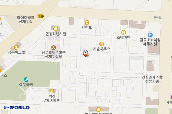 신대로6길 29, 삼무로11길 16 위치 지도 — 제주특별자치도 제주시 신대로6길 29