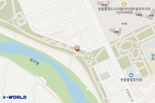 한들물빛B근린공원 위치 지도 — 충청남도 아산시 탕정면 매곡리 1488