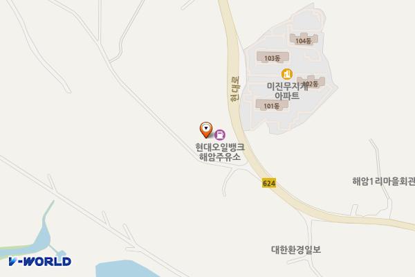 해암주유소 위치 지도 — 충청남도 아산시 인주면 현대로 855