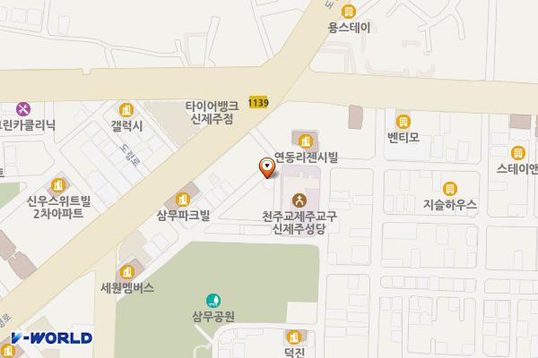 신광로1길 25, 신대로8길 46 위치 지도 — 제주특별자치도 제주시 신광로1길 25