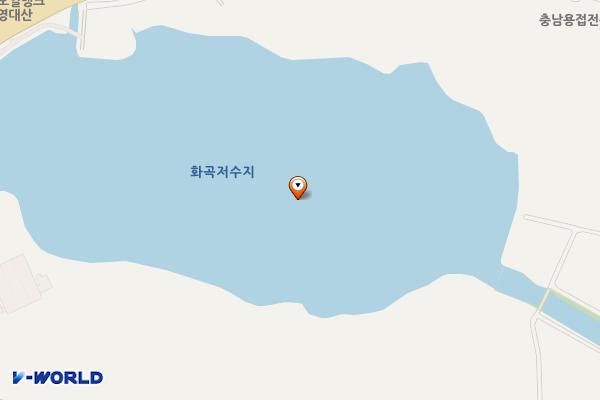화곡저수지 위치 지도 — 서산시 대산읍 화곡리 1085