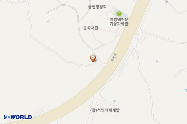 송림공원 위치 지도 — 충청남도 서산시 인지면 무학로 1343, 공중화장실