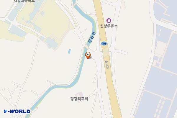 서일고등학교 앞 위치 지도 — 충청남도 서산시 지곡면 화천리 1301-87