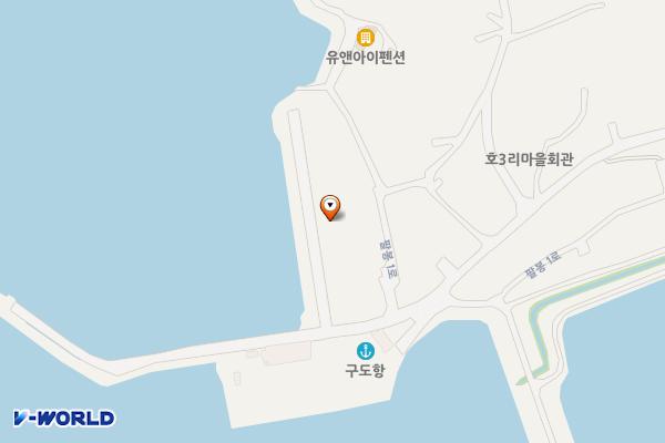 구도 어민회관 위치 지도 — 충청남도 서산시 팔봉면 팔봉1로 758, 구도항 도서민 편의시설