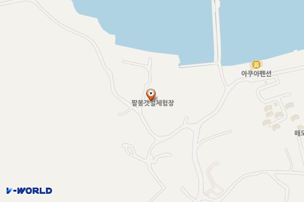 팔봉 갯벌체험장 화장실 위치 지도 — 충청남도 서산시 팔봉면 범머리길 402