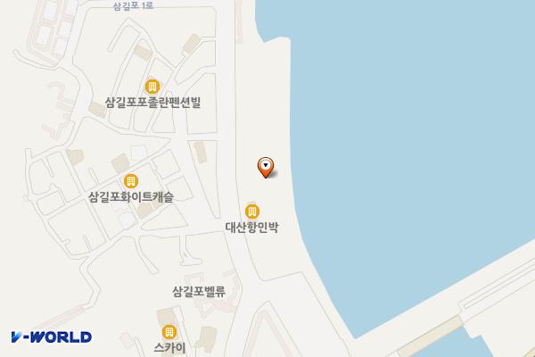 삼길포 정류장 위치 지도 — 충청남도 서산시 대산읍 삼길포1로 24, 공중화장실