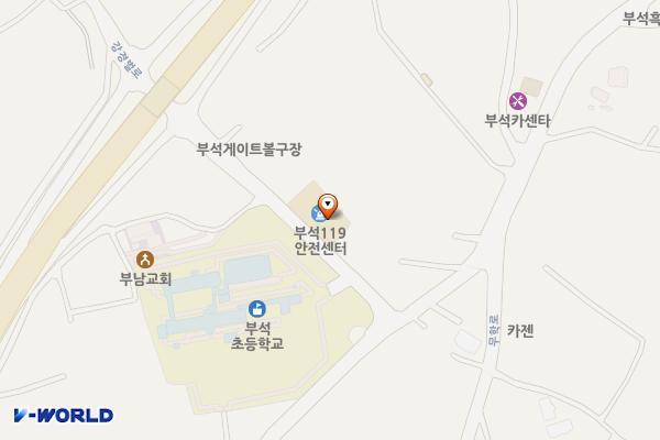 부석119안전센터 화장실 위치 지도 — 충청남도 서산시 부석면 강경벌로 10