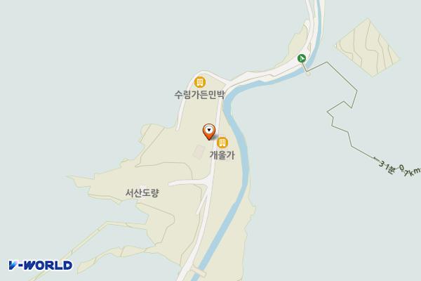 용현계곡입구 주차장 위치 지도 — 충청남도 서산시 운산면 마애삼존불길 84