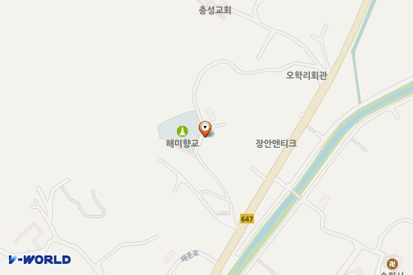 해미향교 화장실 위치 지도 — 충청남도 서산시 해미면 해미향교길 2-16