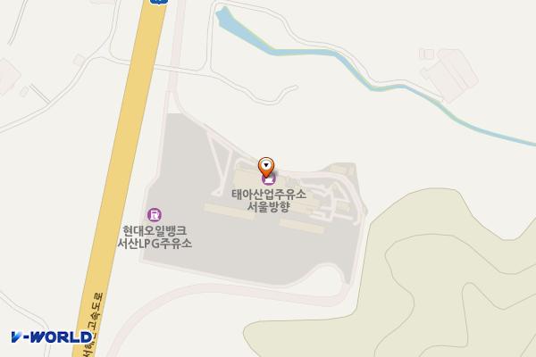 서산(서울)휴게소 고객화장실 위치 지도 — 충청남도 서산시 해미면 서해안고속도로 242, 서산상휴게소
