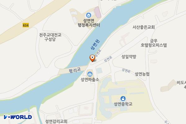 성연파출소 앞 위치 지도 — 충청남도 서산시 성연면 성연로 205