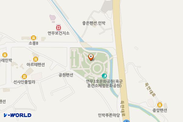 체험문화공원 위치 지도 — 충청남도 논산시 연무읍 금곡1길 9-18