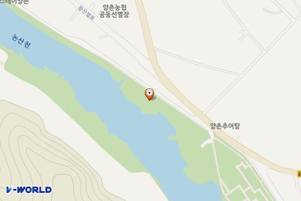 안산보 공중화장실 위치 지도 — 충청남도 논산시 양촌면 인천리 202-10
