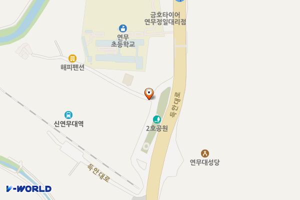 연무신촌버스정류장 위치 지도 — 충청남도 논산시 연무읍 마산리 662-5