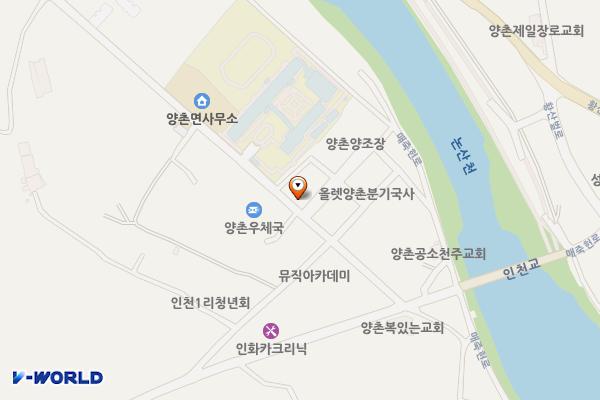 양촌 우체국 위치 지도 — 충청남도 논산시 양촌면 매죽헌로1665번길 14-1