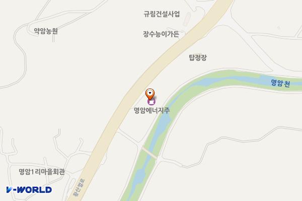 SK 주유소(명암주유소) 위치 지도 — 충청남도 논산시 양촌면 황산벌로 1304