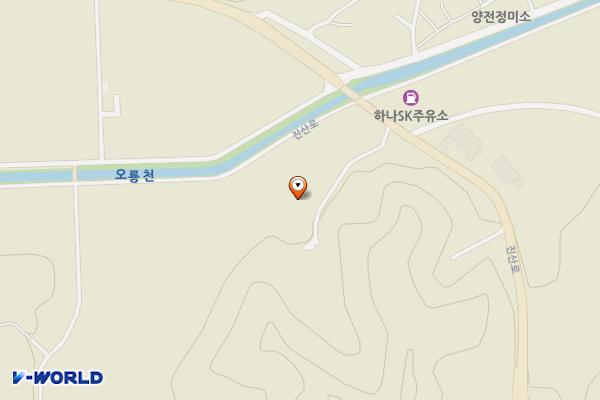 남이초등학교 위치 지도 — 충청남도 금산군 금성면 양전리534번지