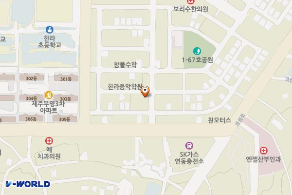 연동 1528-7 위치 지도 — 제주특별자치도 제주시 연동 1528-7
