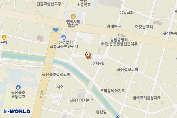 교육가족신협 위치 지도 — 충청남도 금산군 금산읍 비선길 71-16