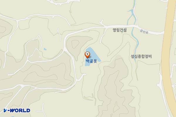 마전시내버스터미널 위치 지도 — 충청남도 금산군 금산읍 하옥리503번지 1호