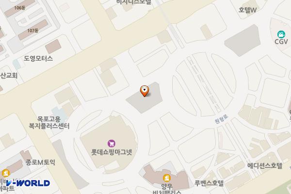 원형1공영 위치 지도 — 전남광주통합특별시 목포시 원형로 8 (상동)
