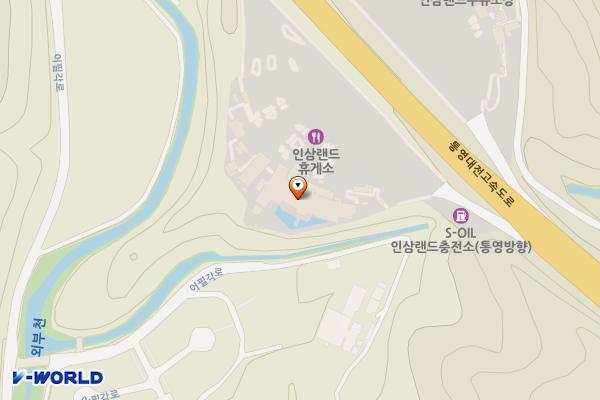 인삼랜드휴게소 위치 지도 — 충청남도 금산군 금성면 의총리718번지