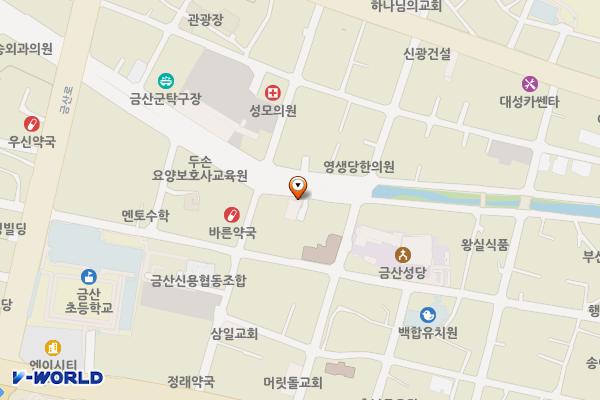 남일면사무소 위치 지도 — 충청남도 금산군 금산읍 후곤천길 90