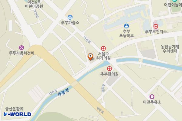 목소리테마파크 위치 지도 — 충청남도 금산군 추부면 하마전로 9  (동호관)
