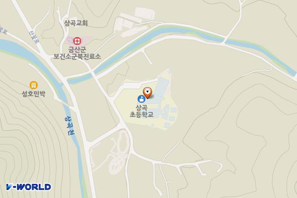 상곡초등학교 위치 지도 — 충청남도 금산군 추부면 마전리159번지