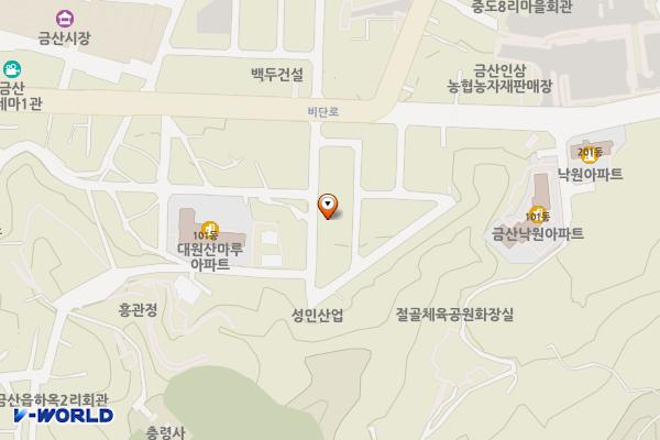 새말주유소 위치 지도 — 충청남도 금산군 금산읍 중도리669번지 20호