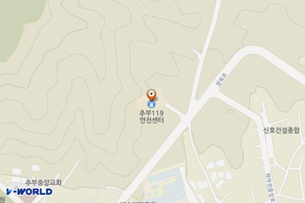 추부119안전센터 화장실 위치 지도 — 충청남도 금산군 추부면 삼육로 47
