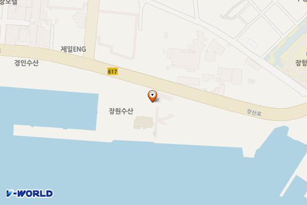 물량장 위치 지도 — 충청남도 서천군 장항읍 장산로 354-1