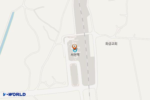 한국철도공사 서천역 위치 지도 — 충청남도 서천군 서천읍 서천역길 57