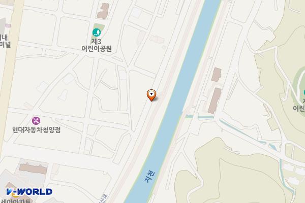 백세공원2 위치 지도 — 충청남도 청양군 청양읍 청산로 74, 공중화장실