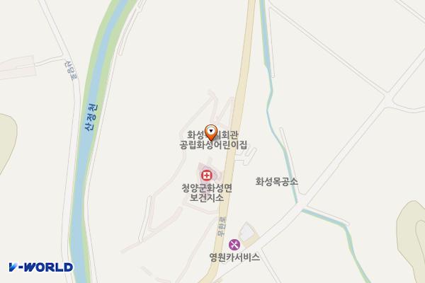 화성보건지소 위치 지도 — 충청남도 청양군 화성면 무한로 149