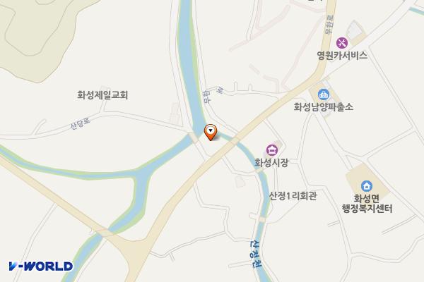 화성정류장 위치 지도 — 충청남도 청양군 화성면 무한로 115