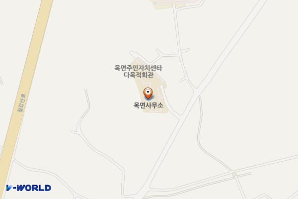 목면사무소 위치 지도 — 충청남도 청양군 목면 안심길 107, 목면사무소