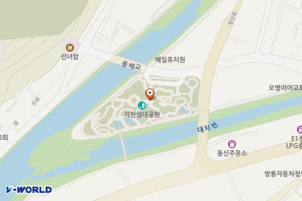지천생태공원 위치 지도 — 충청남도 청양군 청양읍 교월리 59