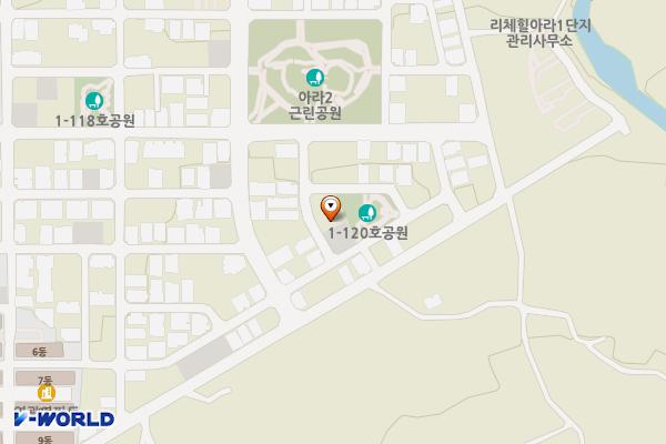 아라일동 6159 위치 지도 — 제주특별자치도 제주시 아라일동 6159