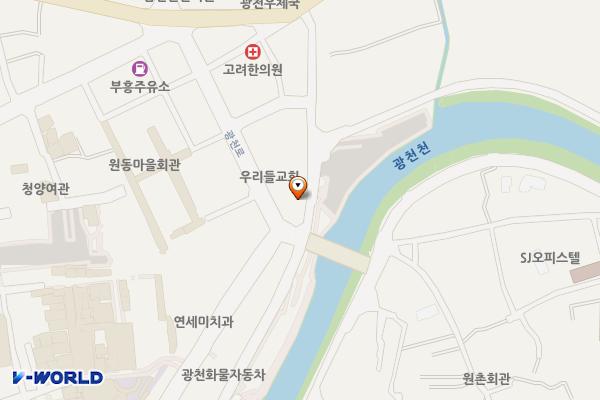 광천 하상주차장 위치 지도 — 충청남도홍성군 광천읍 흥남로686번길 36