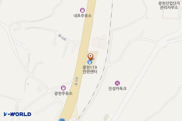 광천119안전센터 화장실 위치 지도 — 충청남도 홍성군 광천읍 충서로 354