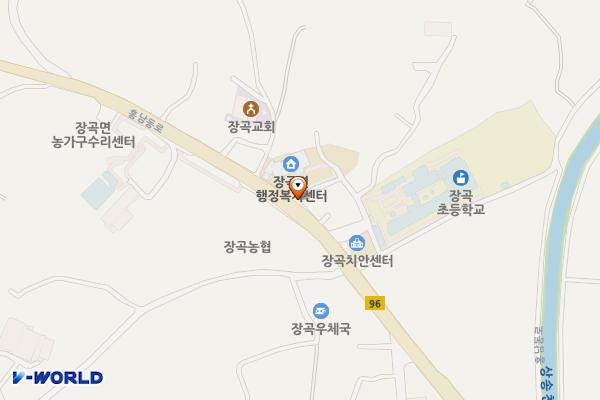 도산1리 버스정류장 위치 지도 — 충청남도 홍성군 장곡면 도산리 488-6