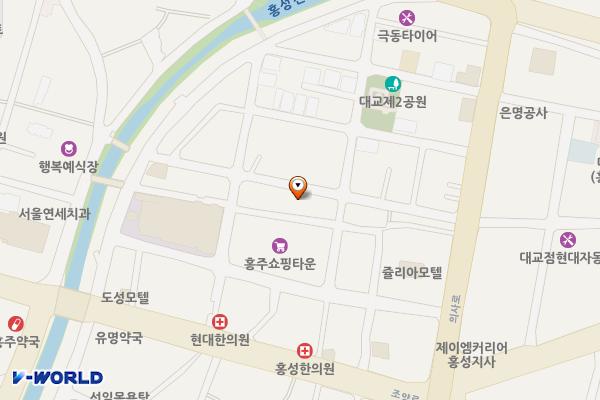 전통시장(옷전) 위치 지도 — 충청남도 홍성군 홍성읍 의사로49번길 34-1
