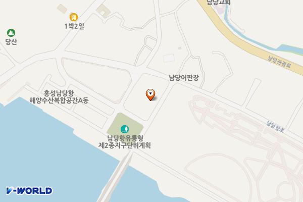 남당1 공중화장실 위치 지도 — 충청남도 홍성군 서부면 남당항로213번길1-1