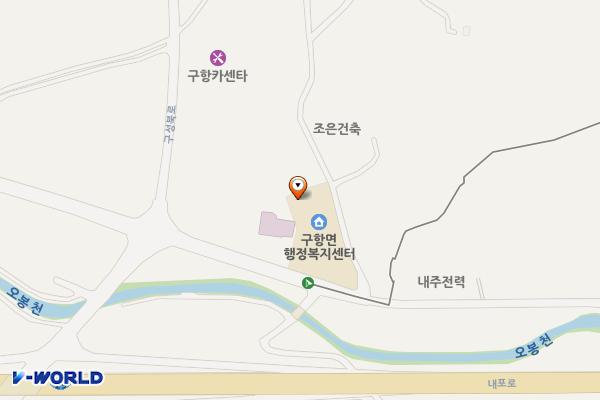 구항면 행정복지센터 위치 지도 — 충청남도 홍성군 구항면 구항길 109