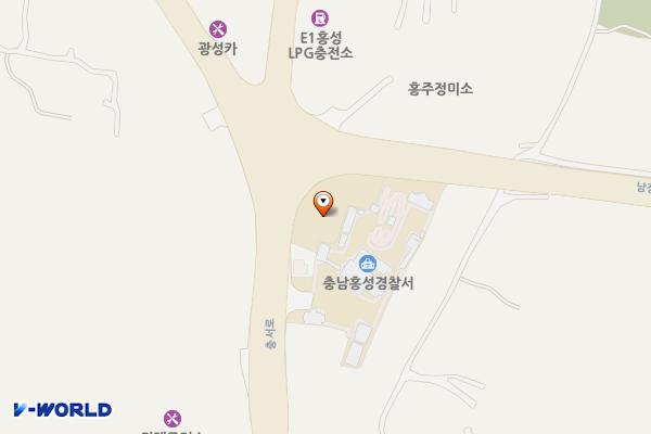옥암119안전센터 화장실 위치 지도 — 충청남도 홍성군 홍성읍 충서로 1258