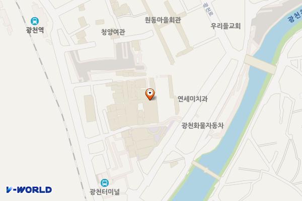 시장(부얼상회) 위치 지도 — 충청남도 홍성군 광천읍 광천1길 45