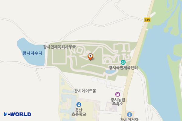 광시한우테마공원화장실 위치 지도 — 충청남도 예산군 광시면 예당로 201