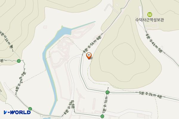 수덕사 야영장 위치 지도 — 충청남도 예산군 덕산면 수덕사안길 49