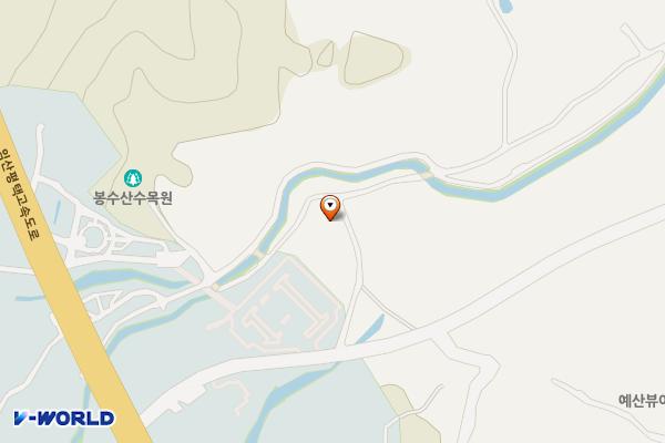 봉수산수목원 공중화장실 위치 지도 — 충청남도 예산군 대흥면 임존성길 112